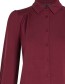 Blouse Carina Light Cabernet Red detail