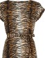 Jurk Betty Loose Fit Kallina Golden Brown detail