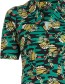 Jurk Pica Diner Black Green detail