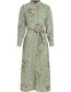 Jurk Valletta Midi Olive Blue Haze