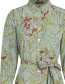 Jurk Valletta Midi Olive Blue Haze detail