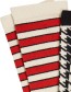 Sokken 2 Pack Port Stripe Cream detail