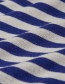 Top Dita Chopito Stripe Deep Blue detail