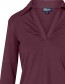 Longsleeve Suzy Plain Bordeaux detail