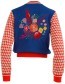 Cardigan LaLa Flower Back Dazeling Blue detail
