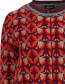 Cardigan Amy Port Tiles Plum detail