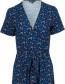 Jumpsuit Diana Hummingbird Navy detail