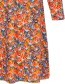 Jurk Dolly Leaf  Pattern Fall detail