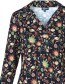 Jurk Marilyn Retro Birds Brown detail