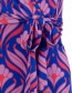 Mouwloze Jurk Milly Big Barock Blue detail