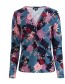 Longsleeve  Angela Oriental Bird Blue
