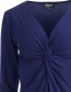 Longsleeve Angela Plain Blue detail