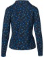 Longsleeve V Suzy Leaf Fall Blue detail