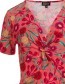 T&#8209;shirt Angela Wild Bouquet Berry detail