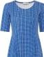 Jurk Manu Rana Bijou Blue detail