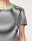 T-shirt Nisa Schwarz  Ecru