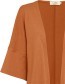 Vest Lang Viktoria Pecan Brown detail