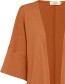 Vest Lang Viktoria Pecan Brown detail