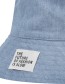 Hoed Bucket Lanius Light Denim detail