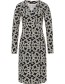 Jurk Wikkel Circle Black