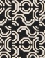 Jurk Wikkel Circle Black detail