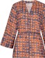 Jurk Summer Glow Blue Papaya detail