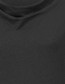 Longsleeve 3/4 Mouw Watervalhals Ocs Zwart detail