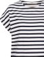 T&#8209;shirt Streif Night Blue White detail