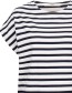 T&#8209;shirt Streif Night Blue White detail