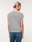 T-shirt Streif Night Blue White