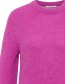 Trui Alpaca Jacquard Plum detail