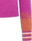 Trui Alpaca Jacquard Plum detail