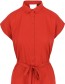 Jurk Rosa Poppy Red detail