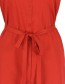 Jurk Rosa Poppy Red detail
