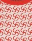 Trui Top Elena Swirl Red detail