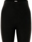 Legging Fenja Bio Merinowol Zijde Zwart detail