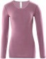 Longsleeve Felicia Ondermode Bio Wol Zijde Pink