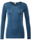 Longsleeve Bianca Bio Merinowol Katoen Blauw
