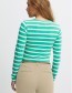 Longsleeve Bypamila  Ming Green Mix