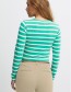 Longsleeve Bypamila  Ming Green Mix