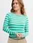 Longsleeve Bypamila  Ming Green Mix