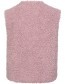 Bodywarmer Amy Faux Fur Pale Mauve detail