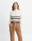 Trui  Col Bymilo Stripe Birch Mix