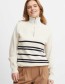 Trui  Col Bymilo Stripe Birch Mix