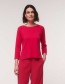 Trui Pullover In Punto Milano Gots Raspberry