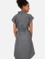 Jurk Maeveak Denim Washed Steel Grey