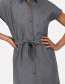Jurk Maeveak Denim Washed Steel Grey