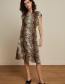 Jurk Betty Loose Fit Kallina Golden Brown