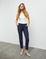 Pantalon BindyTravelstof Enkel Dark Sapphire