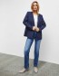 Blazer Travelstof Bindy Dark Sapphire
